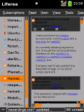 Liferea RSS-Reader Liferea RSS-Reader